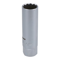 Metric Thin Walled Spark Plug Sockets 14mm 16mm + 18mm 12 Point Bi-hex 3pc