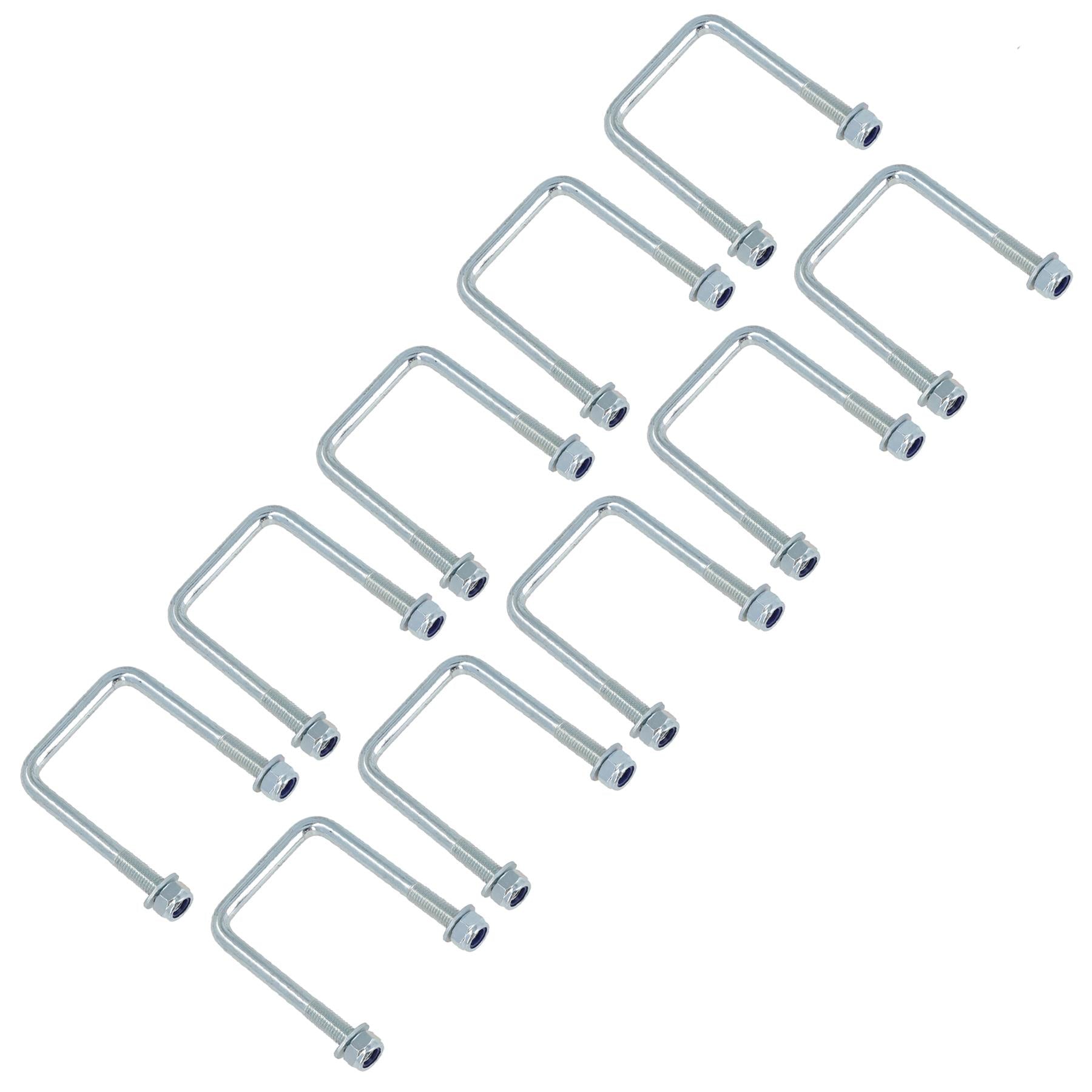 M10 U-Bolt N-Bolt 53mm x 80mm High Tensile for Boat Trailers