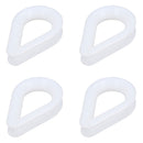 White Nylon Rope Splice Thimble Rope Spliced Boat Sailing Thimbles