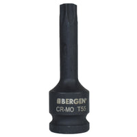 1/2" Drive Male Torx Star Extra Long Deep Impact Sockets 78mm T20 – T70