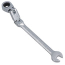 Metric Double Jointed Flexi Ratchet Combination Spanner Wrench 72 Teeth