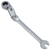 Metric Double Jointed Flexi Ratchet Combination Spanner Wrench 72 Teeth