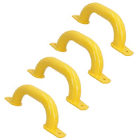 250mm Steel Safety Grab Pull Handle For Trailers Trucks Yellow Coated Finish