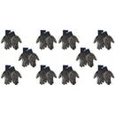 10.5" Nitrile Coated Work Gloves Breathable / Improved Grip Black