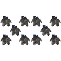 10.5" Nitrile Coated Work Gloves Breathable / Improved Grip Black