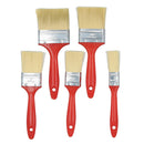 5pc Paint Brush Home Decor Set Painting + Decorating 25mm – 75mm Brushes