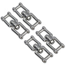 Swivel Shackle Anchor Chain 6mm Jaw Hexagonal Socket 316 Stainless Steel