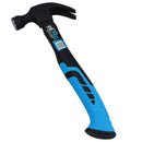 Curved Claw Hammer with Fibreglass Handle Nail Screw Remover 8oz 16oz 20oz