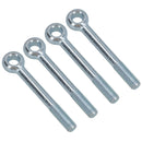 M10 80mm Eye Bolt Single Bolt Zinc Plated Threaded Rings DIN444 Catenary Wire
