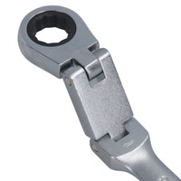 Metric Double Jointed Flexi Ratchet Combination Spanner Wrench 72 Teeth