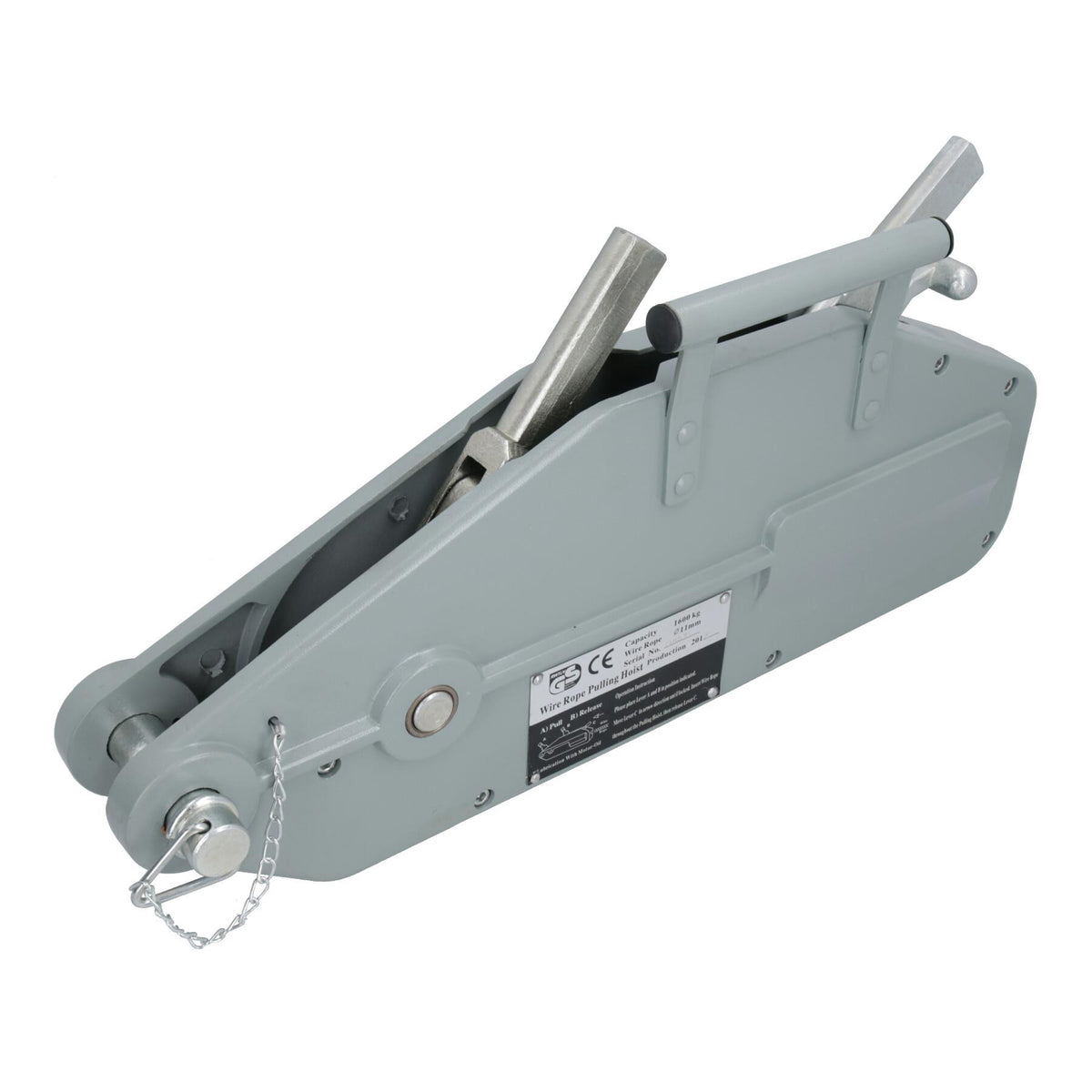 Wire Rope Turfer Manual Cable Puller Hand Winch Lifter Mover Turfer Hoist 1600kg 20m Wi ...