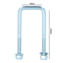 M10 U-Bolt N-Bolt 56mm x 140mm High Tensile for Boat Trailers