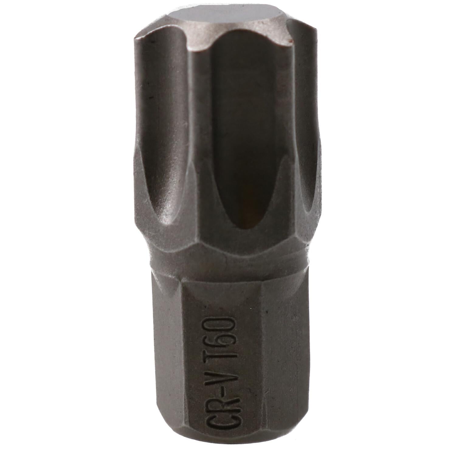 T20 – T60 Torx Star Male Bits With 10mm Shank 30mm or 75mm Length