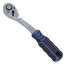 1/2in Drive Ratchet with Curved Rubber Grip Handle 90 Teeth Quick Release