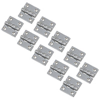 Polished Door Butt Hinge Stainless Steel 38mm x 38mm 316 Marine Cabin