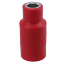 1/2in drive VDE Insulated Shallow Metric Socket 6 Sided Single Hex 1000 V