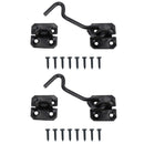4” Cabin Hook Eye Latch Lock Catch Hold Back For Sheds Gates Hatches