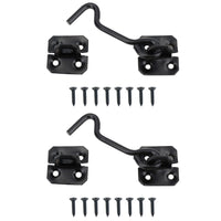 4” Cabin Hook Eye Latch Lock Catch Hold Back For Sheds Gates Hatches