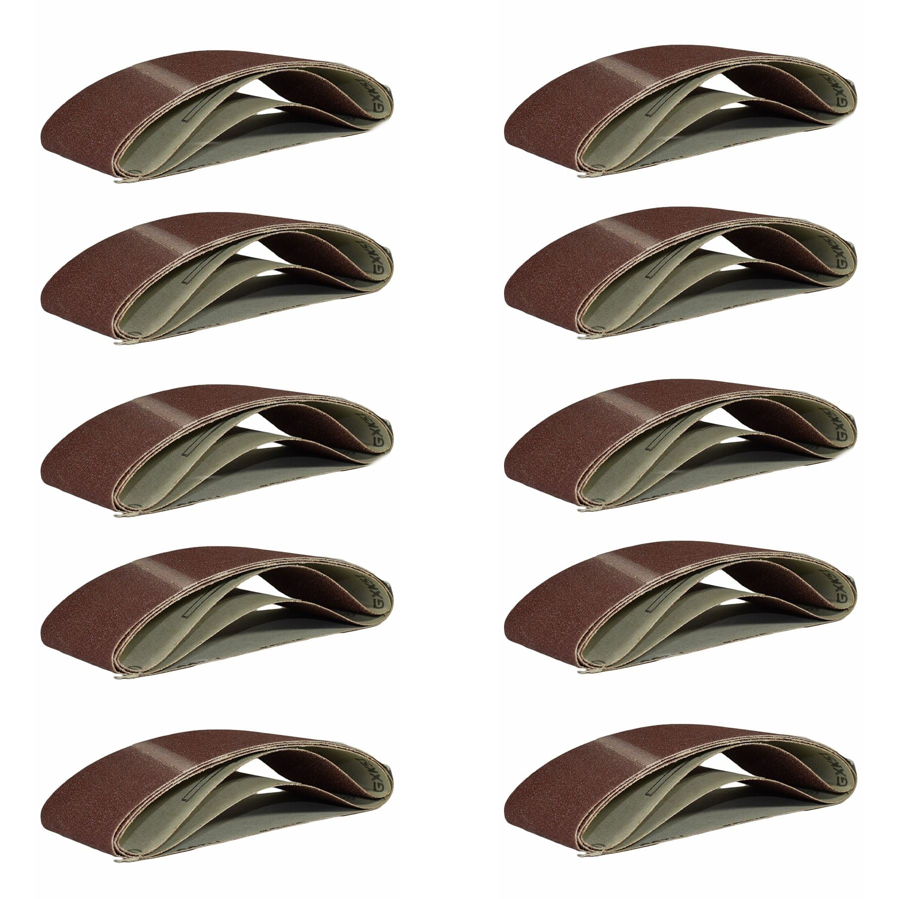 457mm x 75mm Mixed Grit Abrasive Sanding Belts Power File Sander Belt