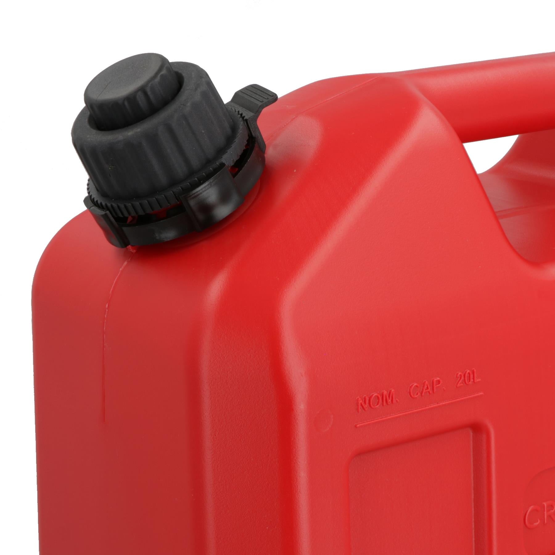 20L Plastic Fuel Jerry Can & Auto Spout Diesel Storage 20 Litre Made in Italy