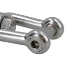 Swivel Shackle Anchor Chain 5mm Jaw Hexagonal Socket 316 Stainless Steel