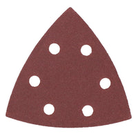 Hook Loop Delta Sanding Abrasive Discs Pads 93mm Triangle 120 Grit Fine 100pc