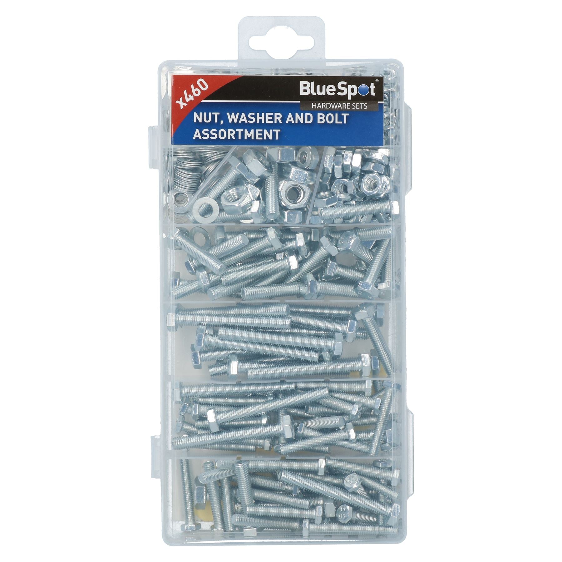 Metric M5 - M8 5 - 8mm Hex Nuts Bolts + Washer Assortment Kit Fasteners 460pc