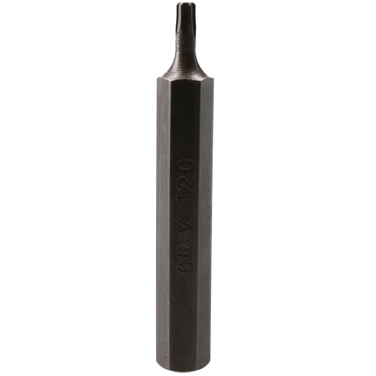 T20 – T60 Torx Star Male Bits With 10mm Shank 30mm or 75mm Length