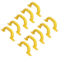 250mm Steel Safety Grab Pull Handle For Trailers Trucks Yellow Coated Finish