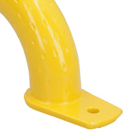 250mm Steel Safety Grab Pull Handle For Trailers Trucks Yellow Coated Finish