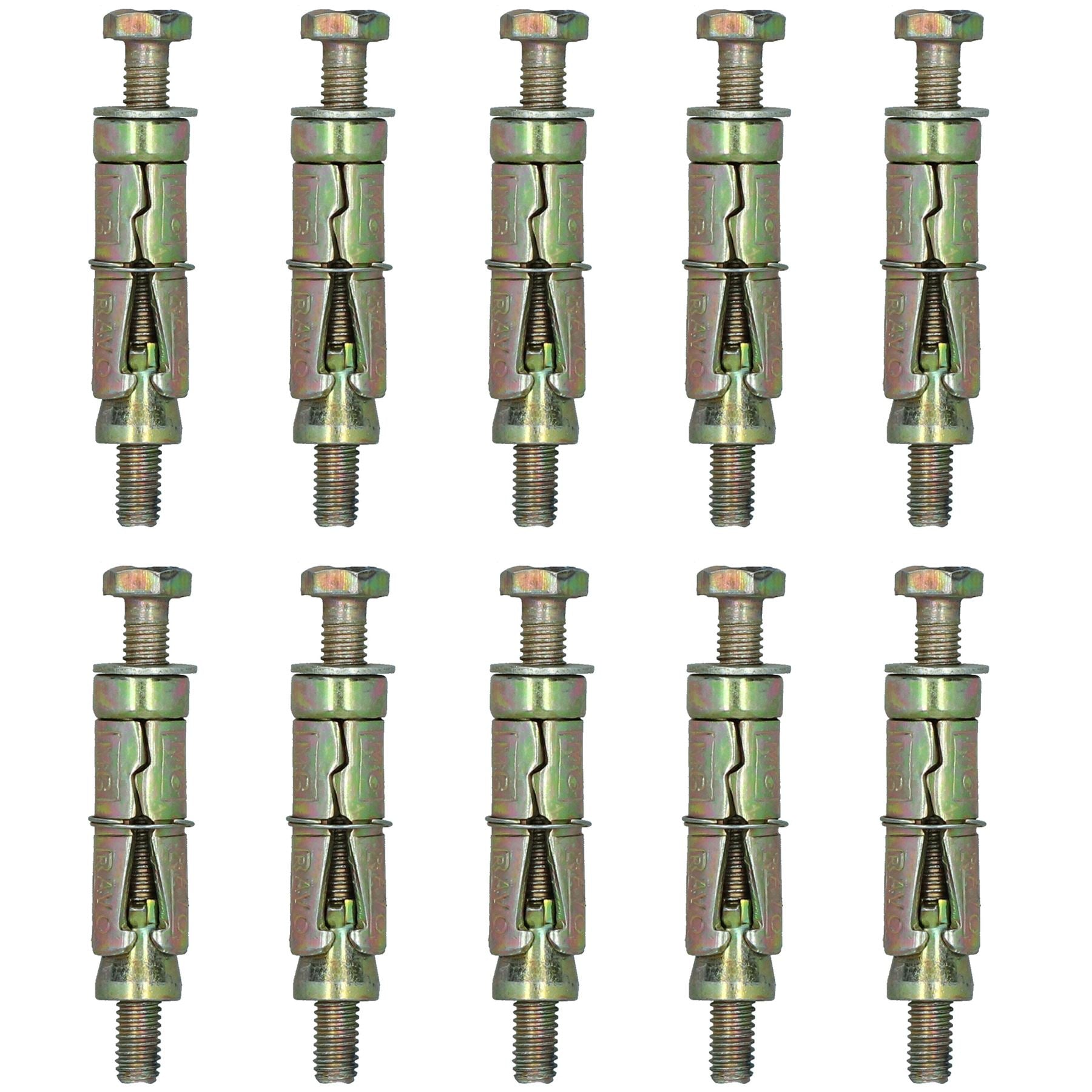M6 6mm x 60mm Expansion Rawl Bolt for Masonry Sleeve Anchors Fastener