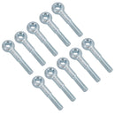 M5 35mm Eye Bolt Single Bolt Zinc Plated Threaded Rings DIN444 Catenary Wire