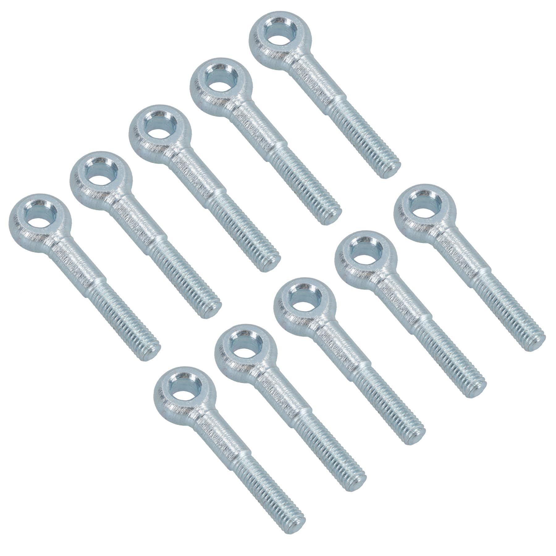 M5 35mm Eye Bolt Single Bolt Zinc Plated Threaded Rings DIN444 Catenary Wire