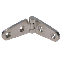 Polished Door Strap Hinge Stainless Steel 27mm x 103mm 316 Marine Cabin