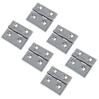 Polished Door Hinge Stainless Steel 61mm x 51mm 316 Marine Cabin Hatch