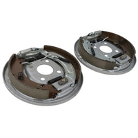 Pair Complete Bolt on Brake Shoe Back Plates for Ifor Williams 250 x 40mm Drum