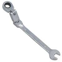 Metric Double Jointed Flexi Ratchet Combination Spanner Wrench 72 Teeth