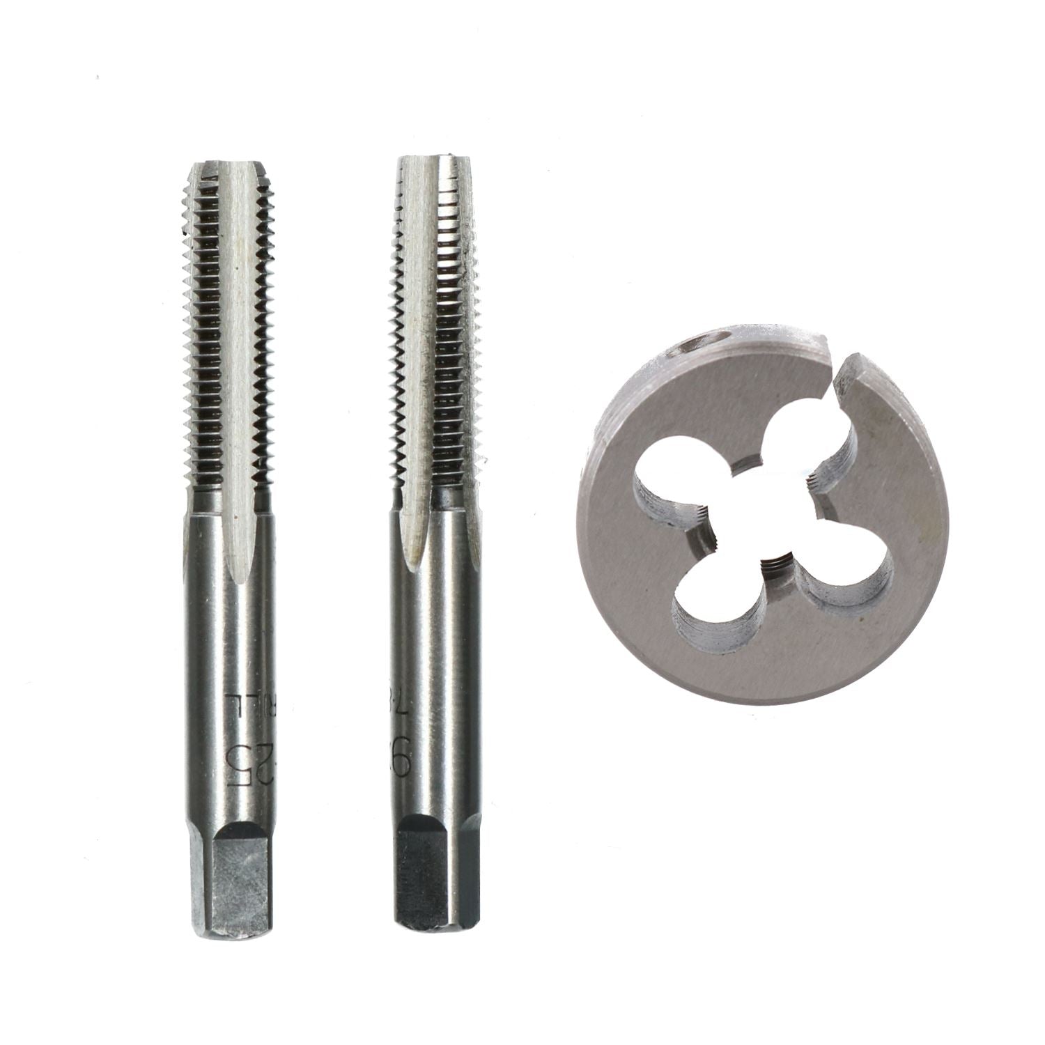 Metric Tap and Die Tungsten Steel Taper and Plug Set M2 - M18