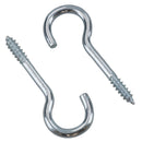 Screw Hook Fasteners Hangers Zinc Coated Finish 10mm Dia 35mm length