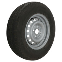 Trailer Wheel & Tyre 175R13 4 Stud 100mm PCD 57mm Centre Hole