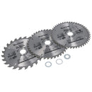 Circular Saw Blade 210mm x 30mm 24 40 48 teeth TCT Cutting Disc Wood 3pc