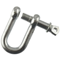 D Shackle Dee Link M6 - M12 Galvanised Steel Lifting Towing Rigging Pin Loop