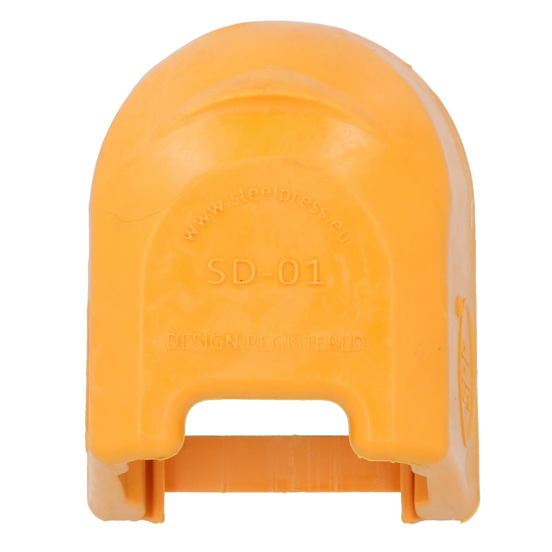 Trailer Pressed Steel Hitch Coupling Soft Cover Protector High Visibility Orange