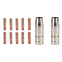 Cebora 130 & 110 / Snap On 130 2 x Shroud / Nozzle &  Welding Tips