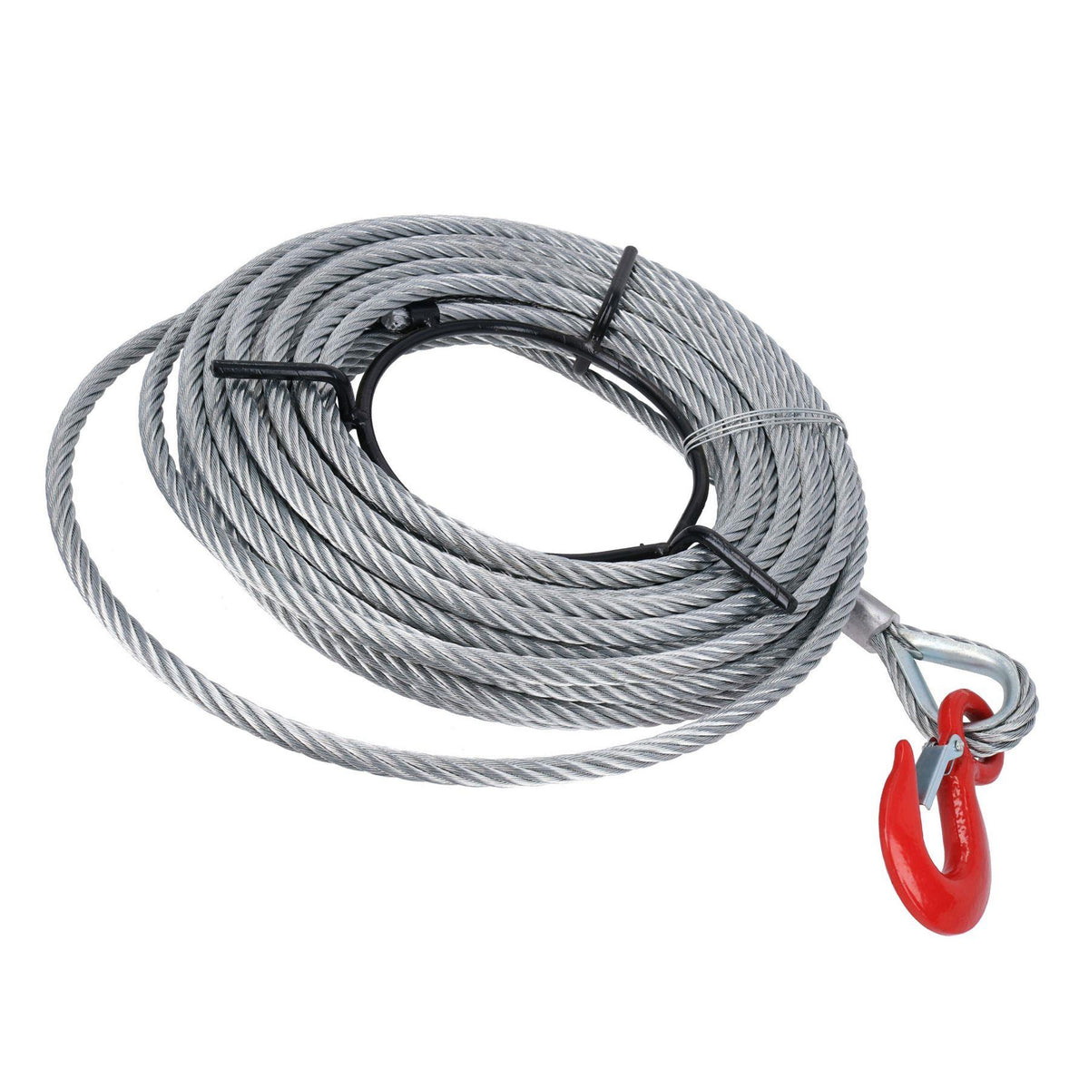 Wire Rope Turfer Manual Cable Puller Hand Winch Lifter Mover Turfer Hoist 1600kg 20m Wi ...