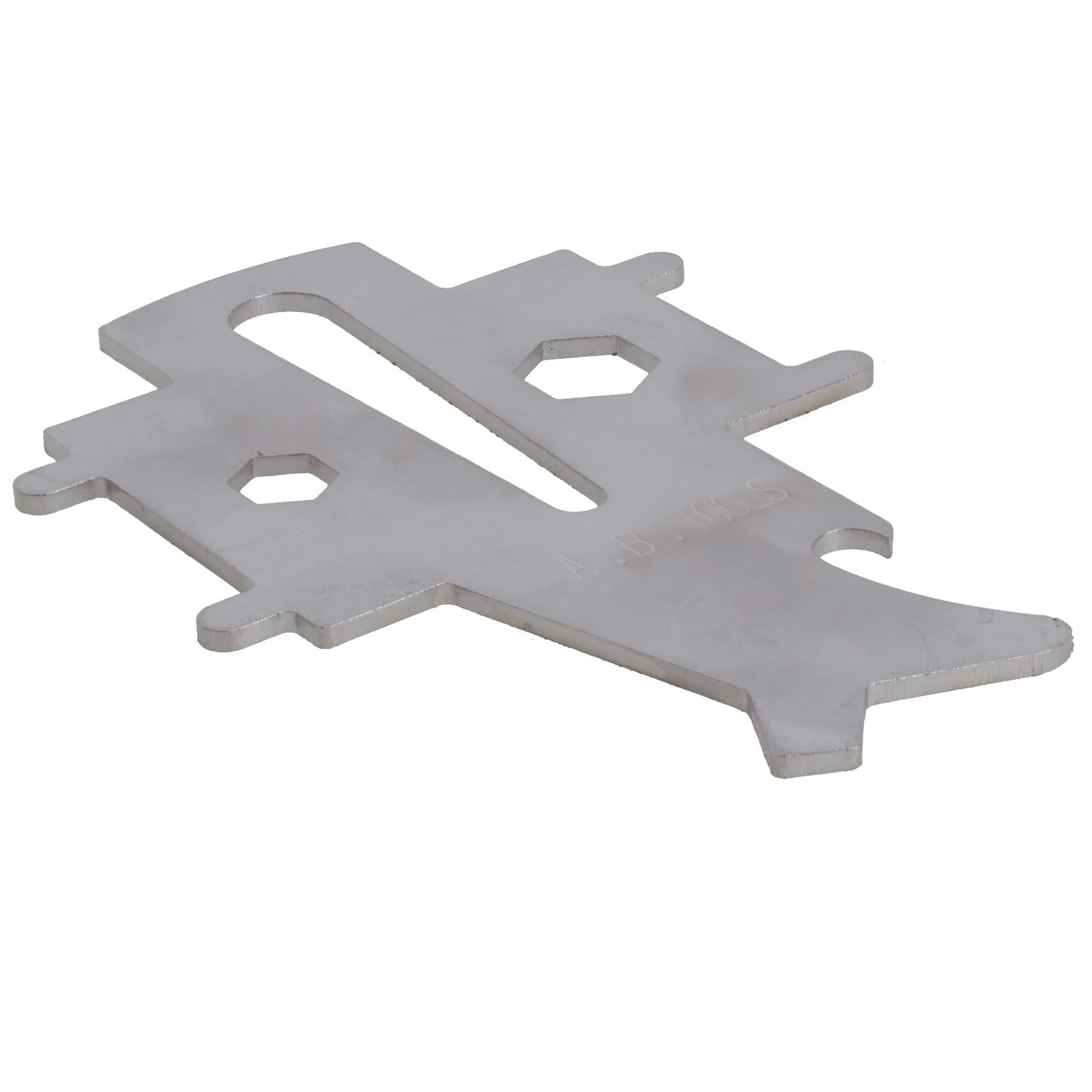 Deck Filler Plate Shackle Key Multi-tool for Boat Fuel Waste Water Universal Plugs