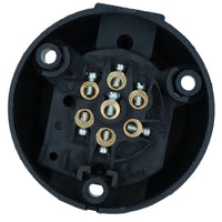 Tow Bar Electrics 7 pin 12v N type PLASTIC Socket for Trailer Lights TR041