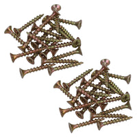 3.5mm x 25mm Countersunk Wood Chipboard Screw Fasteners PZ2 Drive