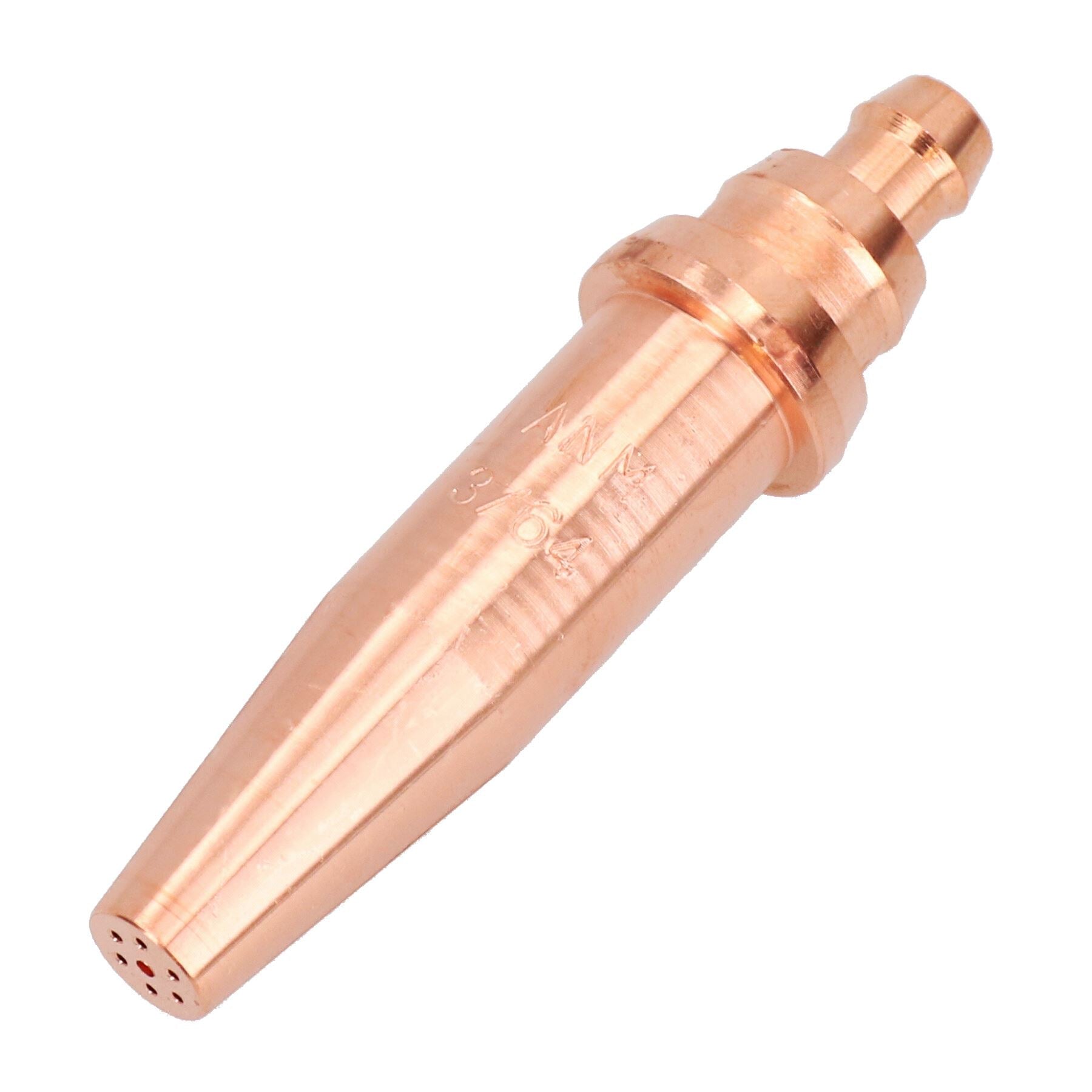 ANM Oxy Acetylene Gas Cutting Nozzle Tip Standard length 1/32" - 1/16" Oxygen