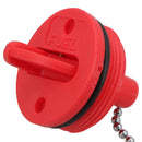 Spare Deck Cap Red 38mm Petrol Diesel Fuel Cap with Chain for Boat Deck Plate